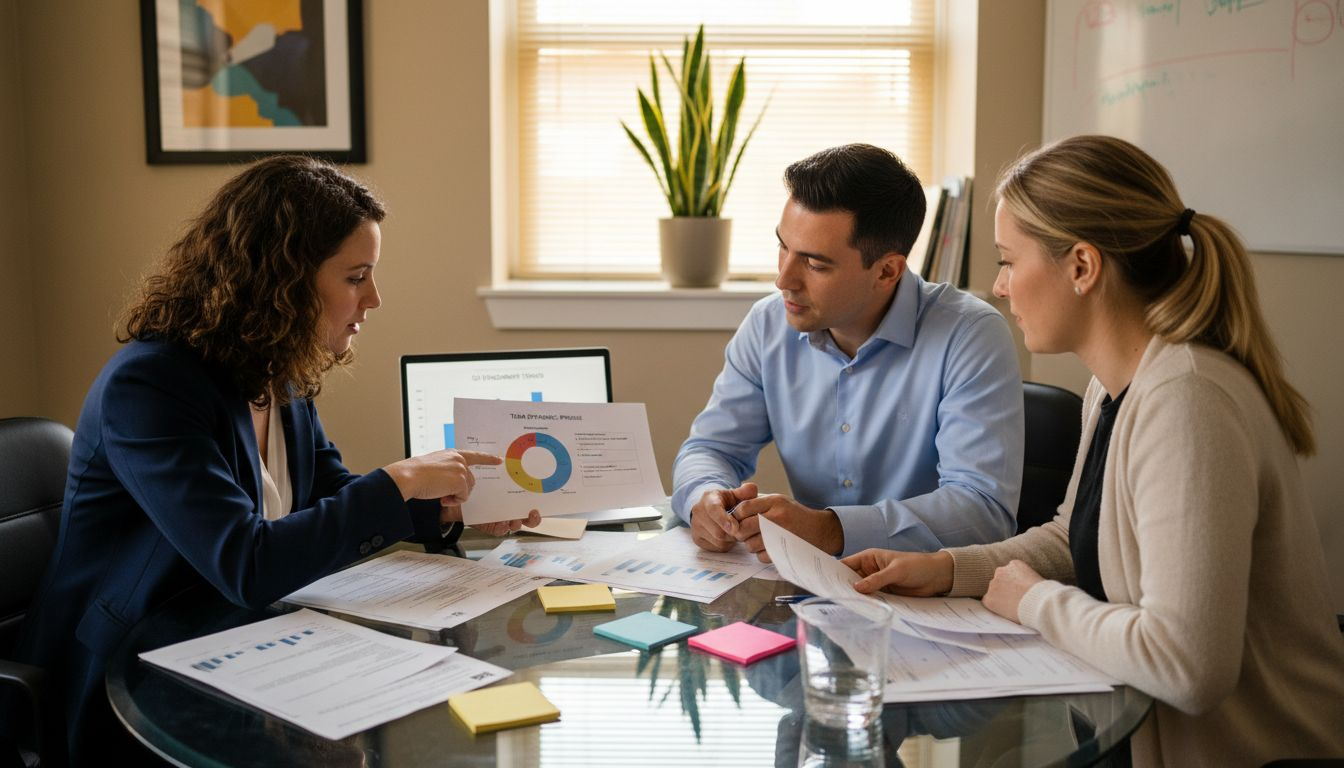HR team discussing personality assessment results