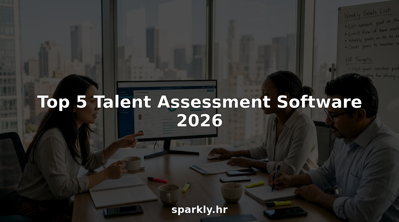 HR team reviewing talent assessment results