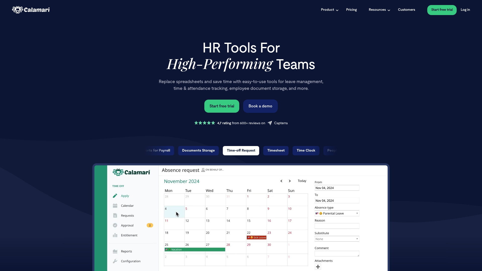Product Screenshot