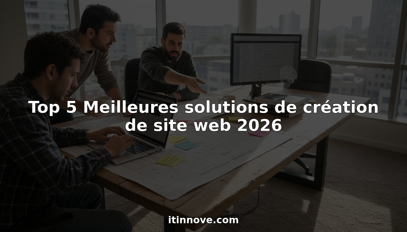 Top 5 Meilleures solutions de création de site web 2026 - Développement | IT INNOVE