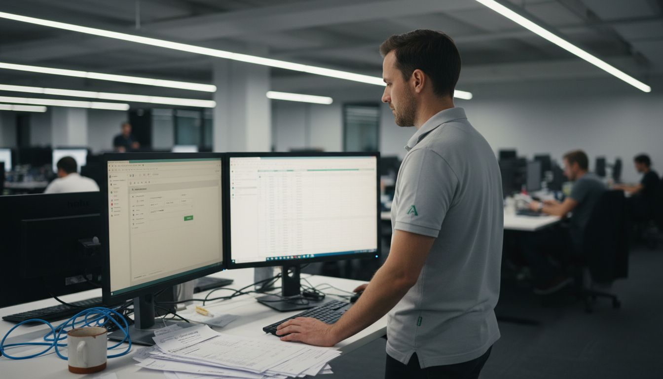 Administrator updating user access on dashboard