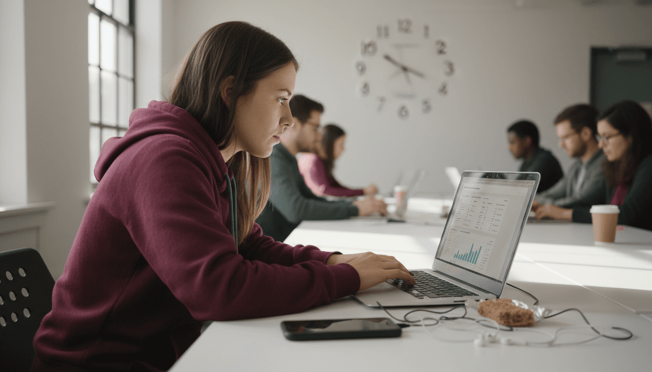 Developer checking WordPress site speed metrics