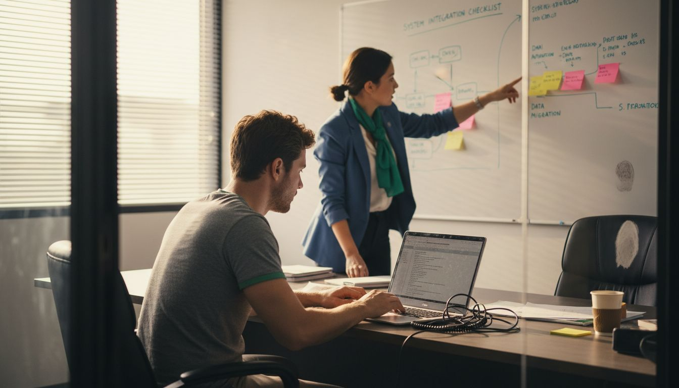 Team reviews integration capabilities checklist