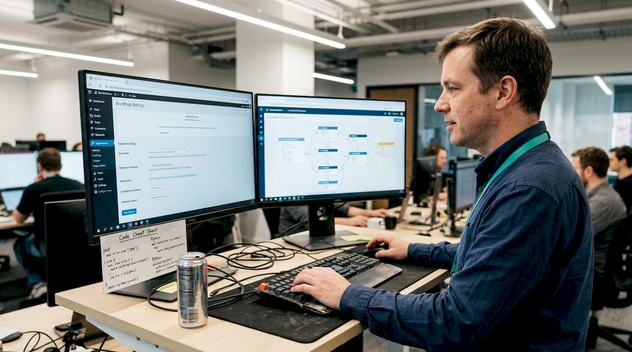 IT administrator managing AI-enabled CMS platform