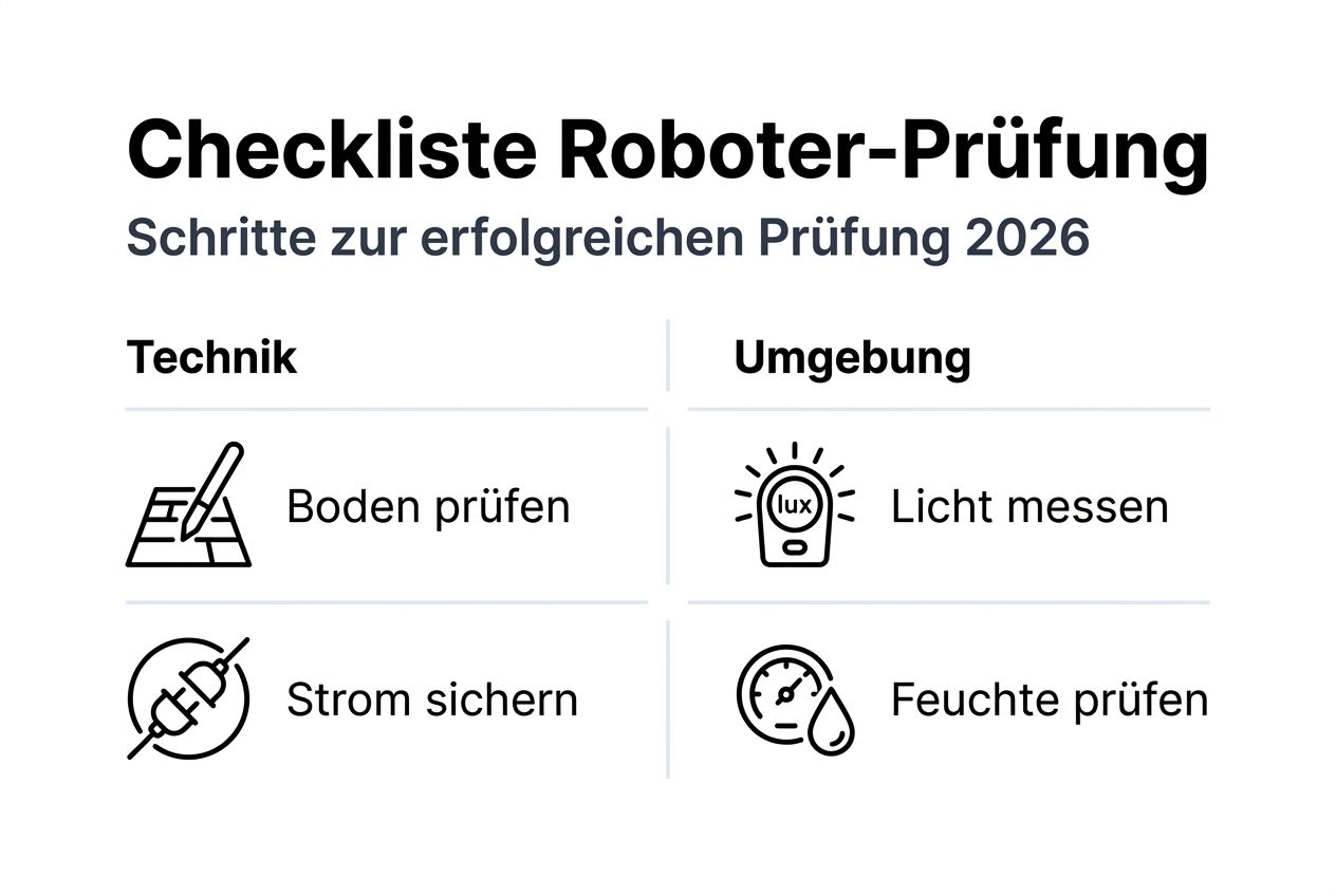 Infografik: Roboter im Praxistest – Technik und Umfeld auf dem Prüfstand