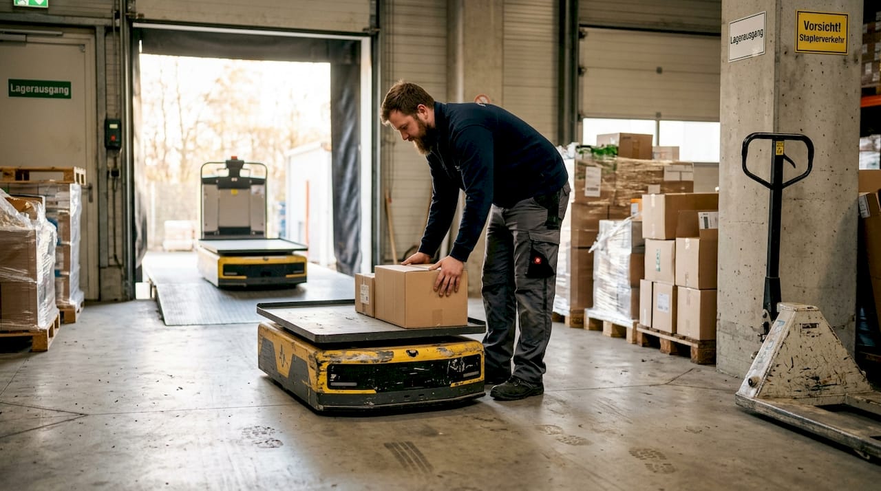 Einsatz von Robotern in der Lagerlogistik