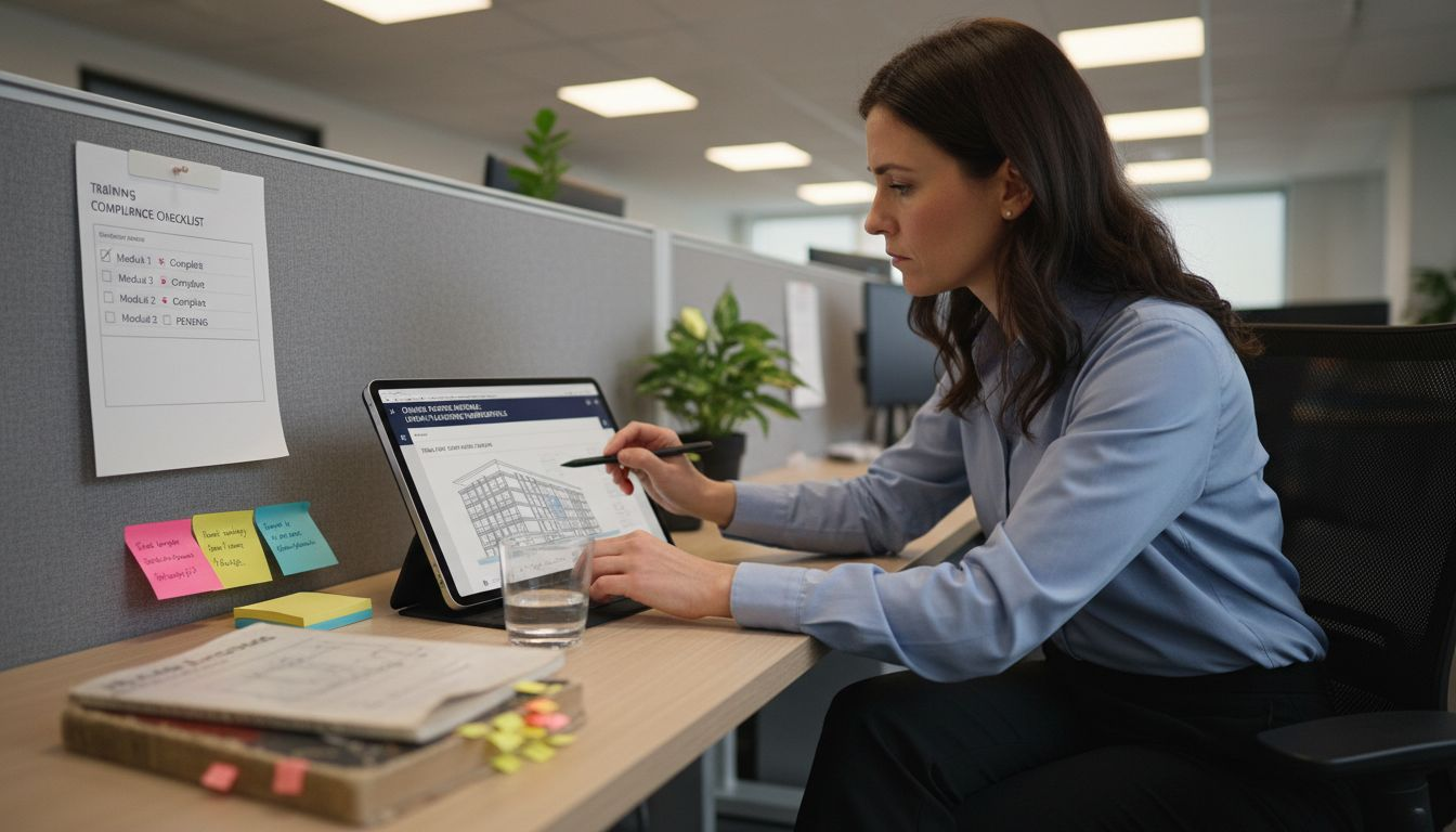 Architect creating interactive module content