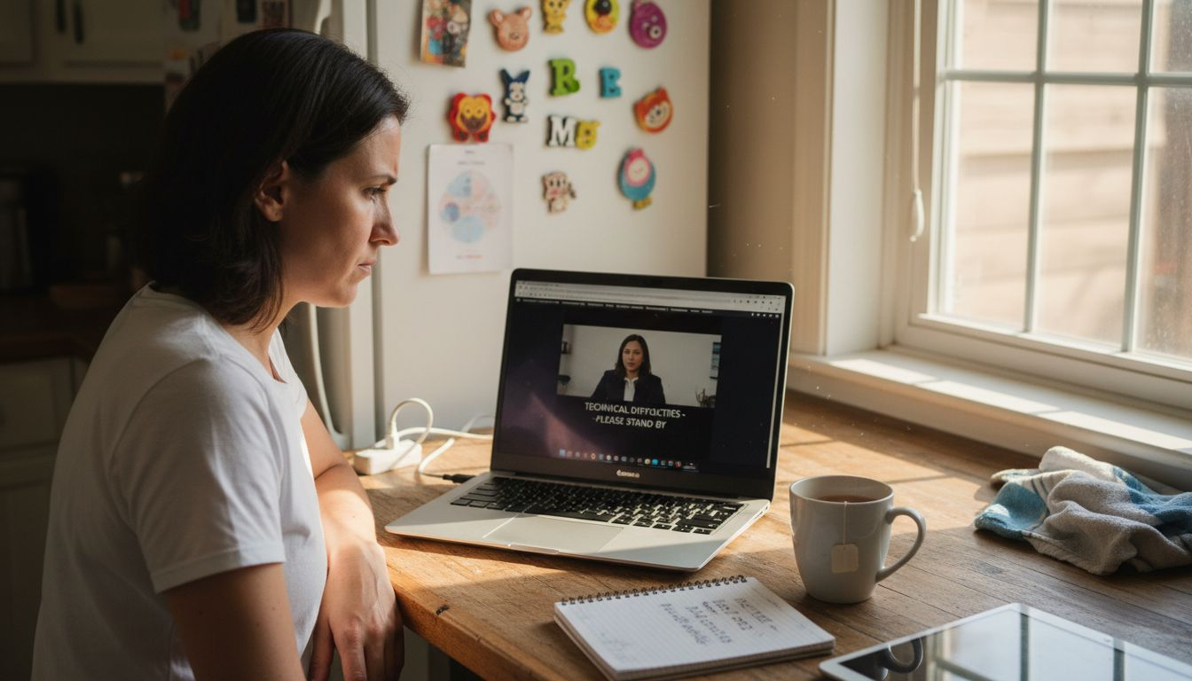 Participant facing technical issue during webinar