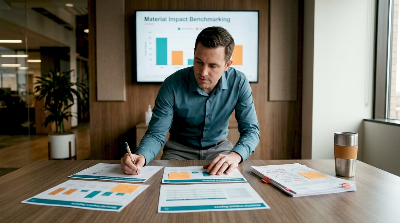 Project manager benchmarking building materials