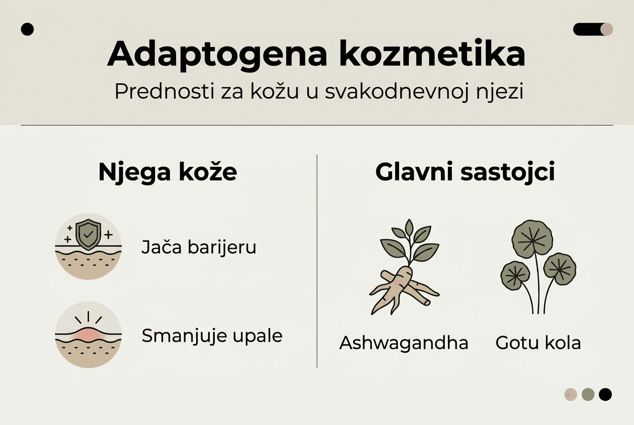 Infografika: Zašto odabrati adaptogenu kozmetiku?
