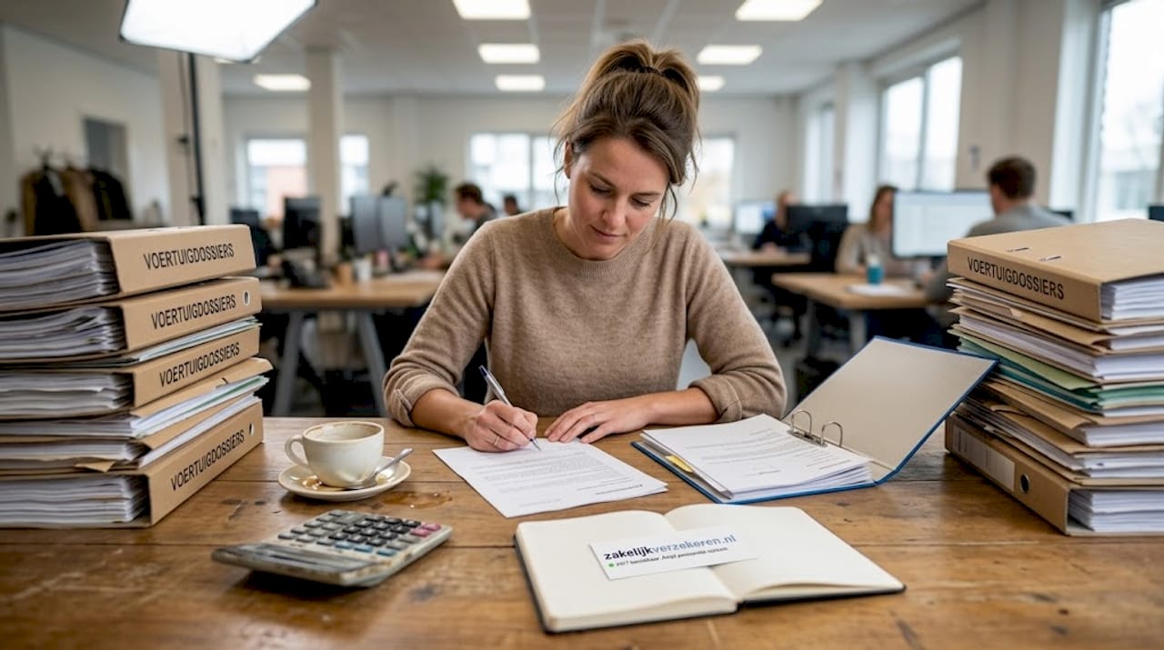 De administratief medewerker zorgt voor het afsluiten en beheren van de wagenparkverzekering.