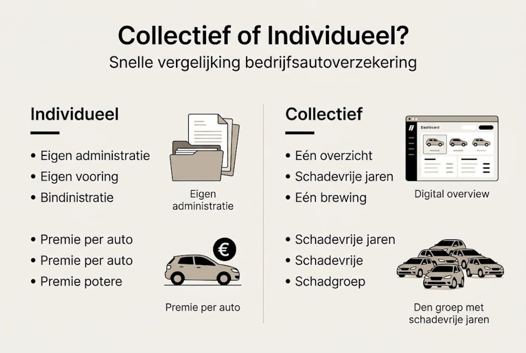 Overzicht: de verschillen tussen zakelijke autoverzekeringen