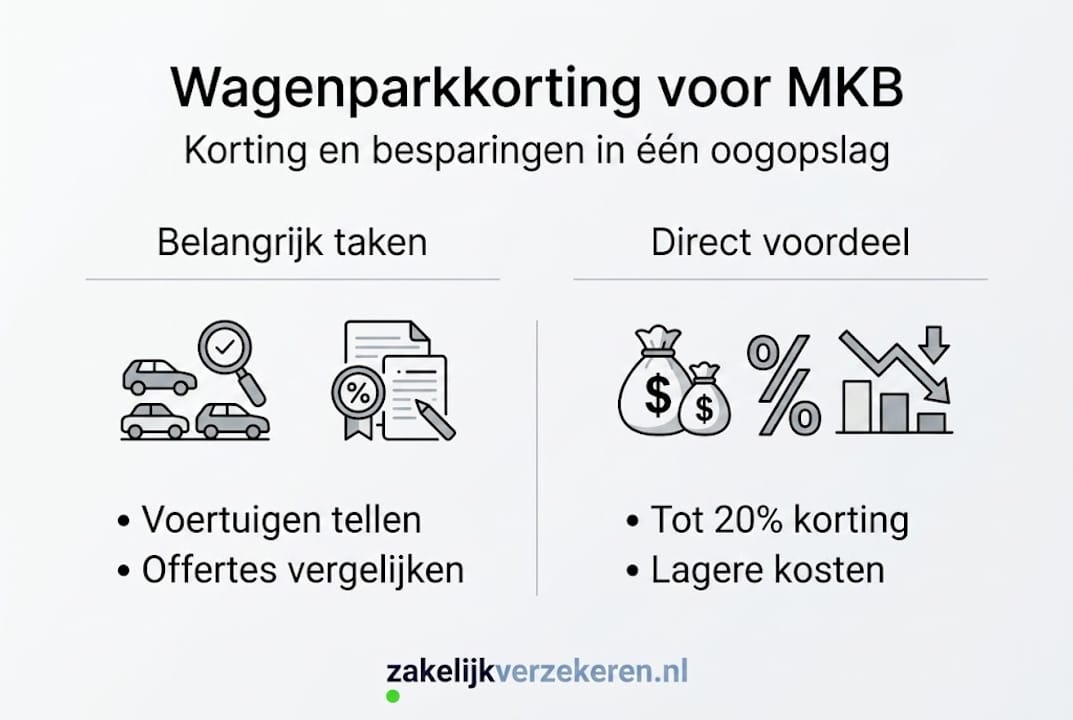 Infographic: belangrijkste punten van de wagenparkkorting in één oogopslag