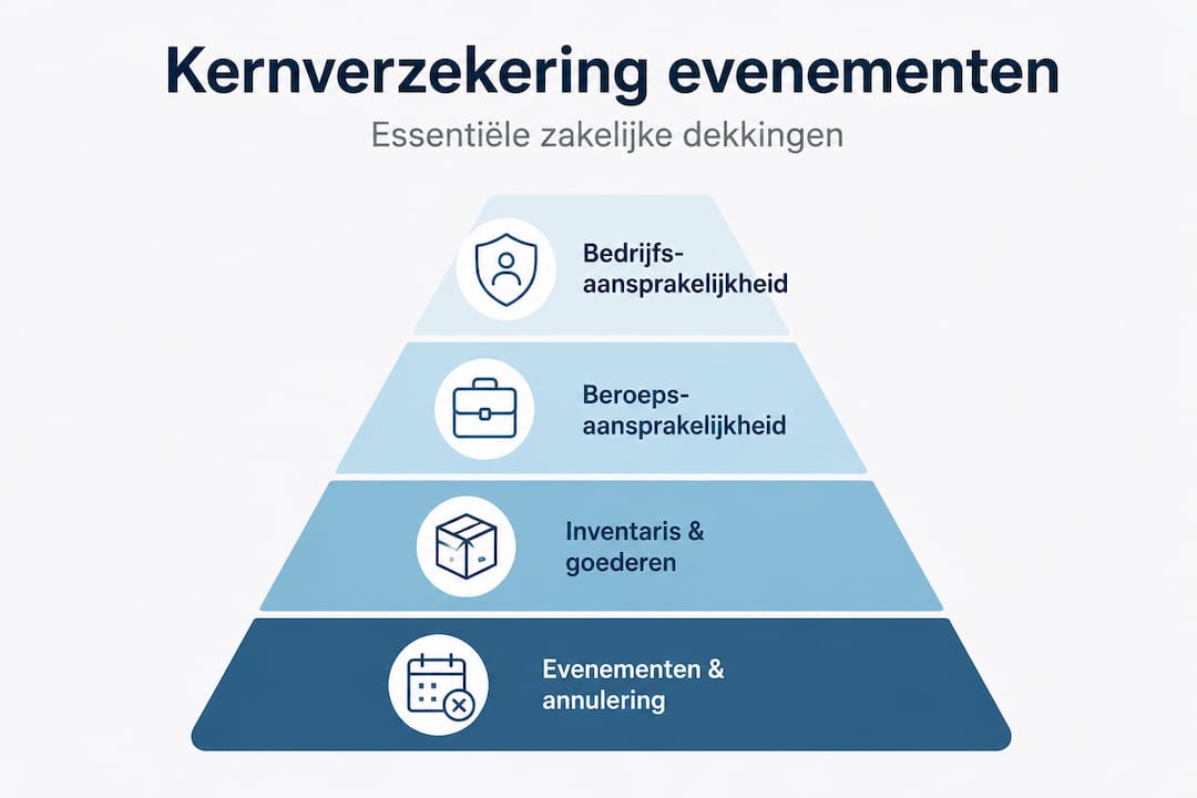 Overzicht van de belangrijkste verzekeringen voor de evenementenbranche