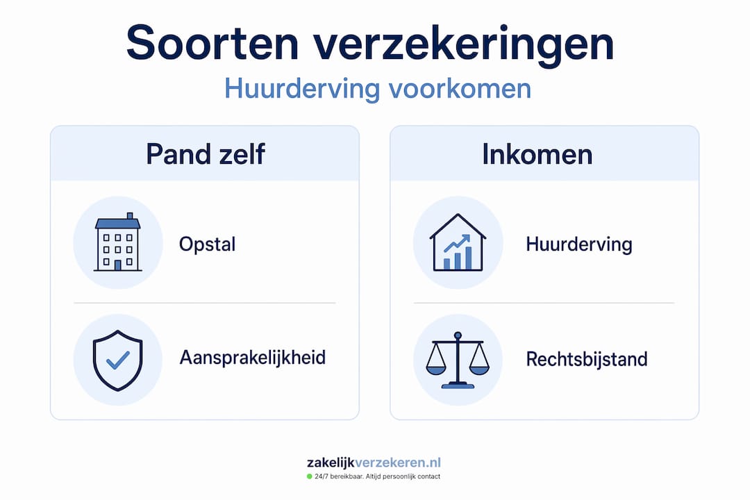 Infographic: Welke verzekeringen dekken huurderving?