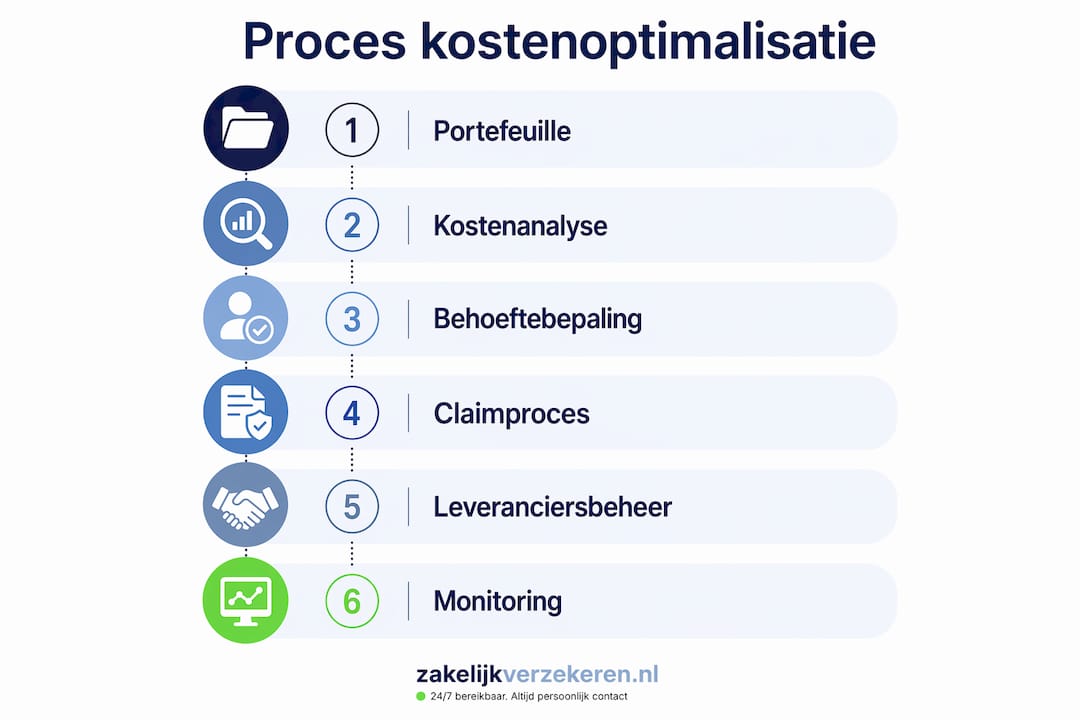 Infographic: Stappenplan om verzekeringskosten te verlagen