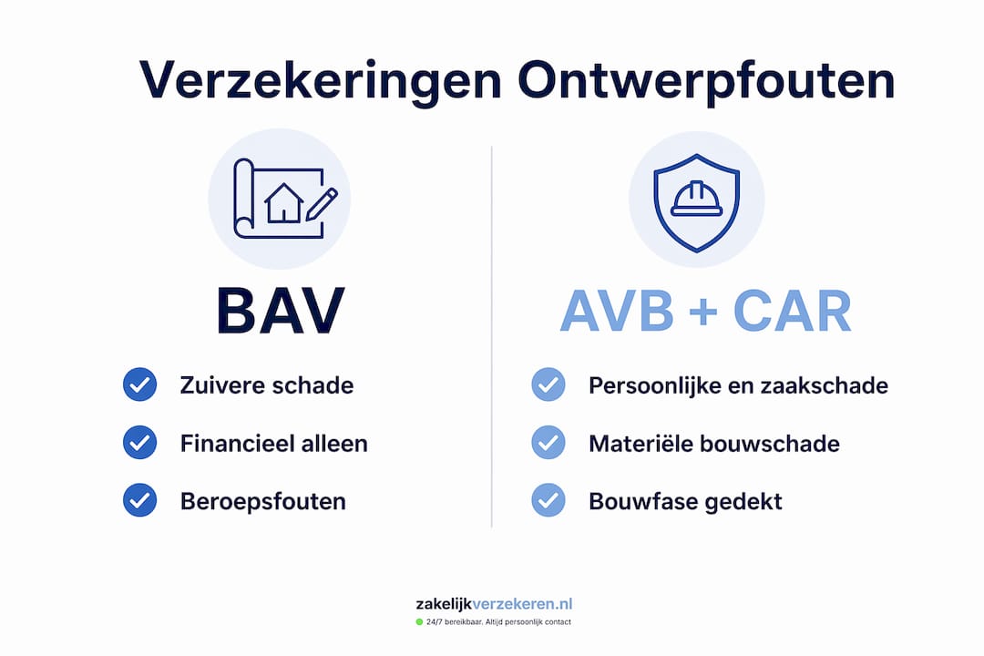 Infographic: drie typen verzekeringen vergeleken – ontwerpfout aan het licht gebracht