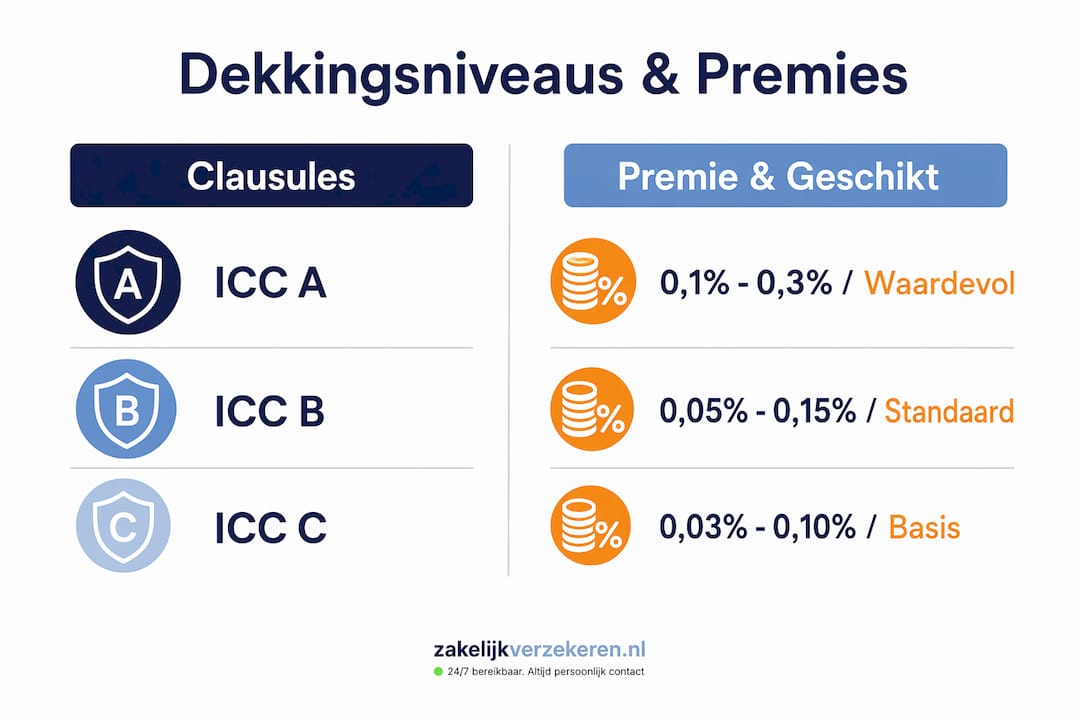 Overzicht van de belangrijkste clausules en premies binnen de transportverzekering
