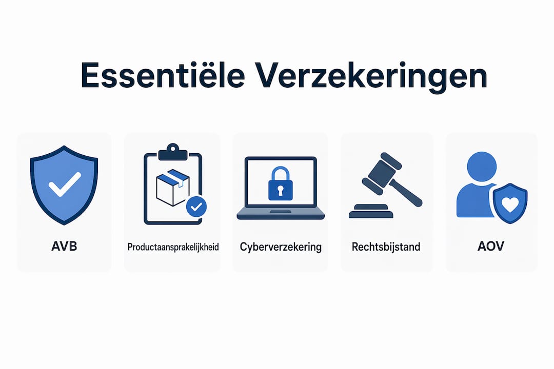 Infographic: onmisbare verzekeringen voor dropshipping ondernemers