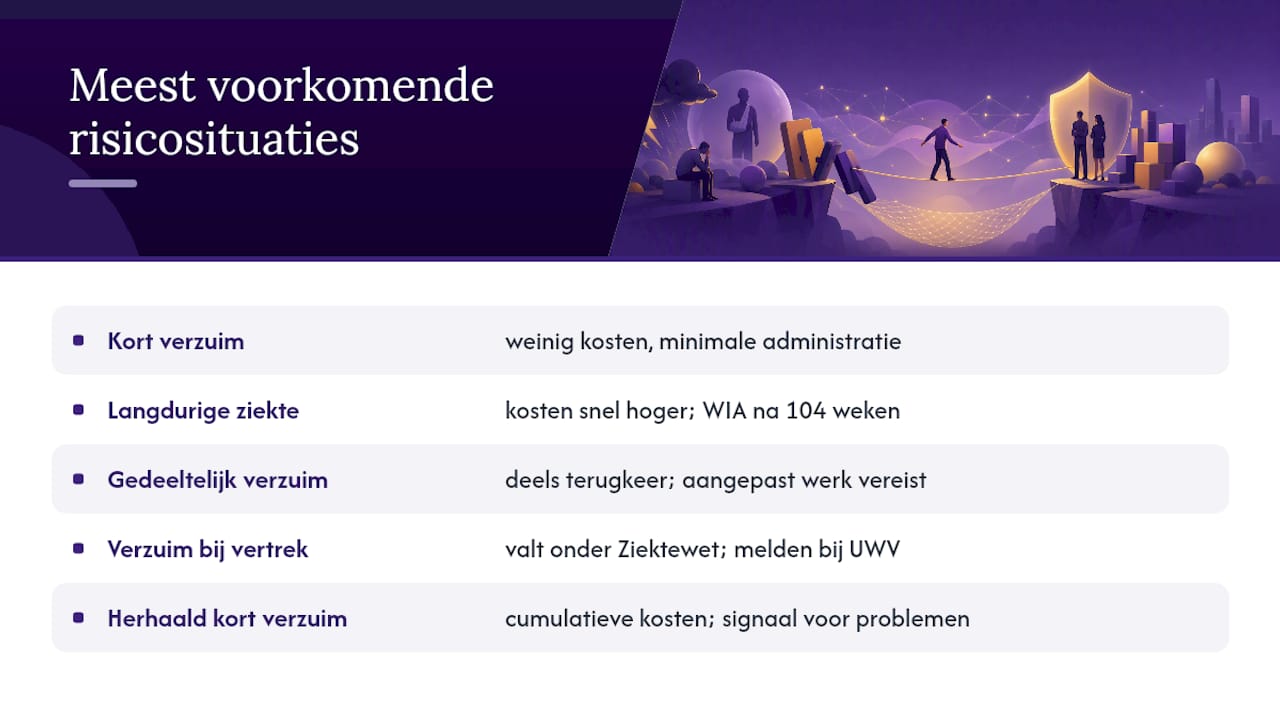Welke risicosituaties komen het vaakst voor? — overview diagram