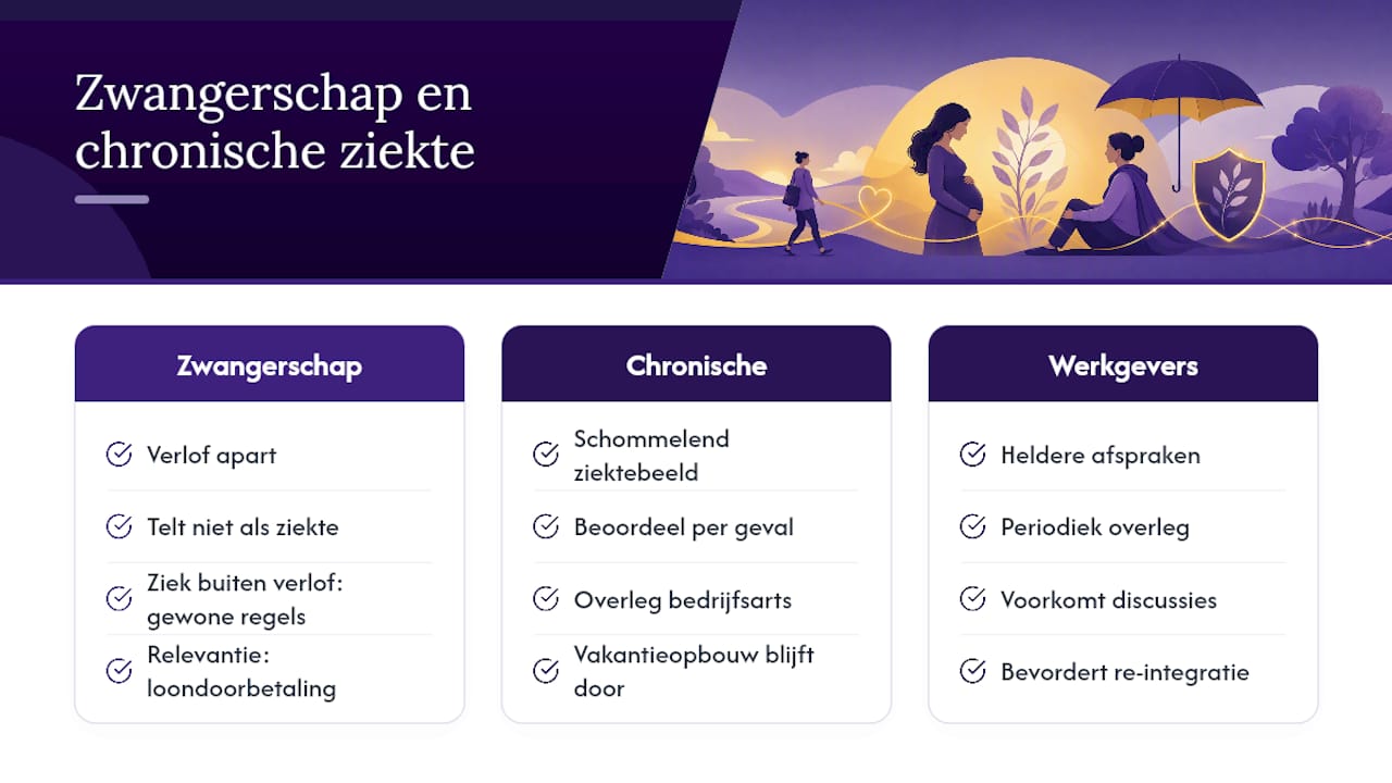 Bijzondere groepen: zwangerschap en chronische ziekte — overview diagram