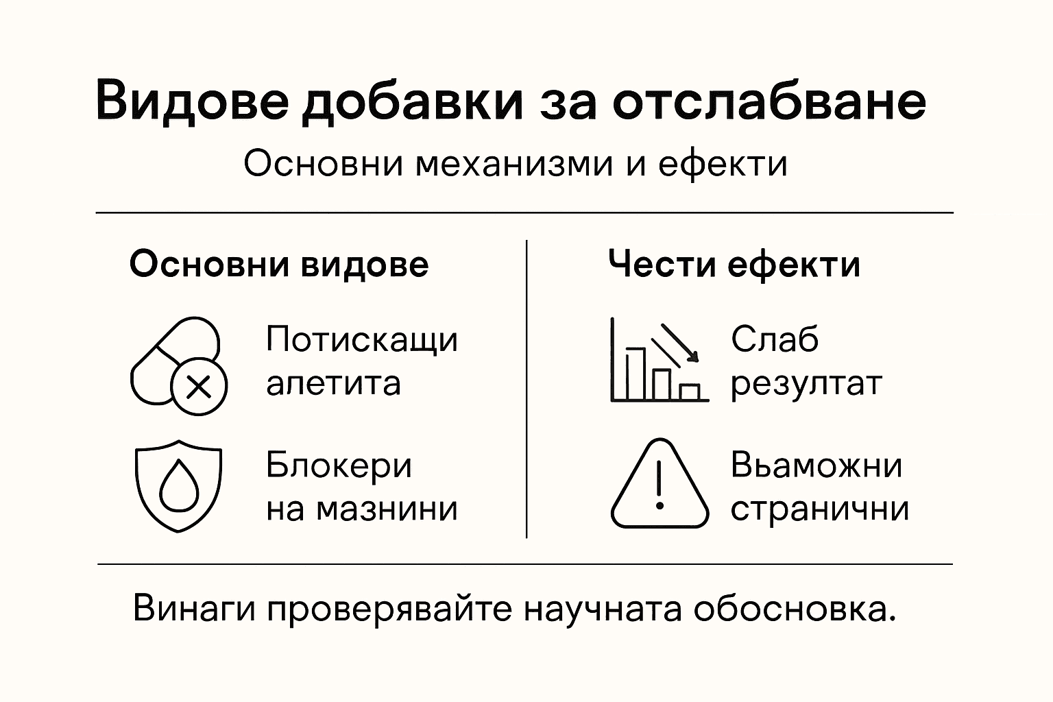 Инфографика: основни видове хранителни добавки и тяхното въздействие