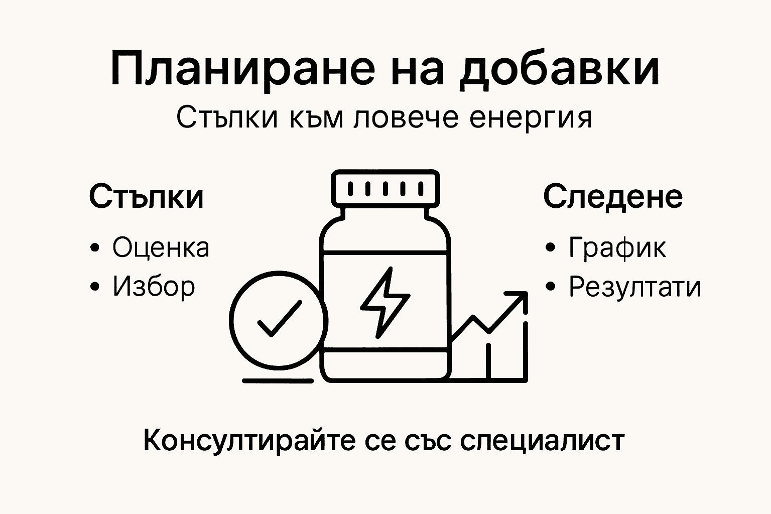Инфографика: най-важните стъпки при избора на хранителни добавки
