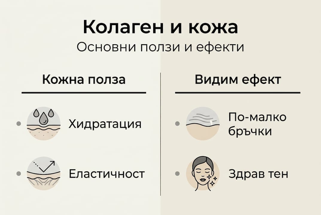 Инфографика: Какви са ползите и въздействието на колагена върху здравето и външния вид