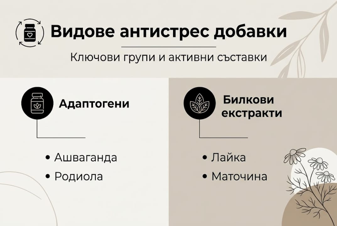 Инфографика: Най-популярните добавки за борба със стреса