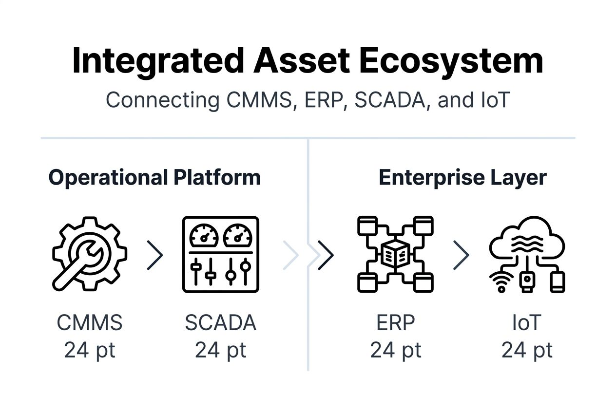 Infografía sobre el ecosistema de integración de activos