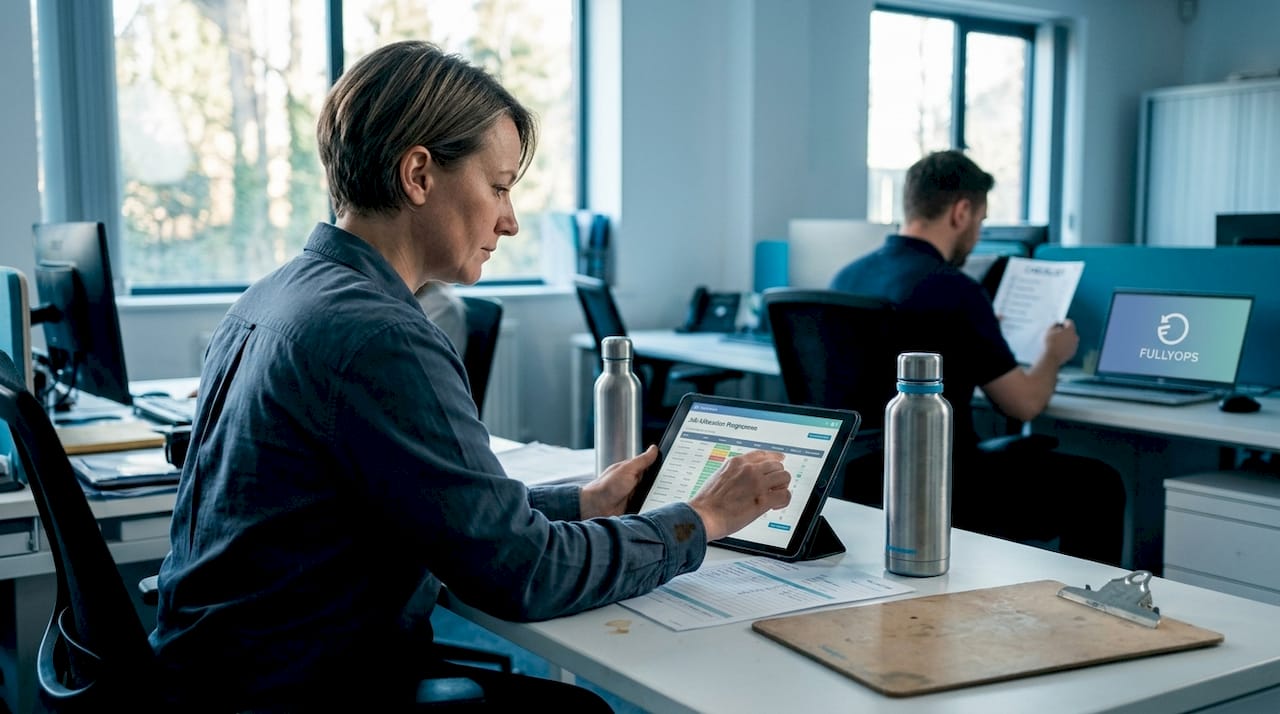 Supervisor managing automated operations tasks