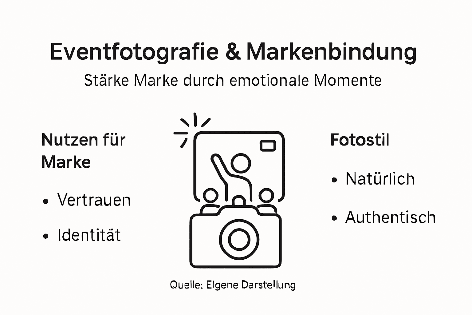 Infografik: Wie Eventfotografie zur Stärkung der Markenbindung beiträgt – Ein Überblick