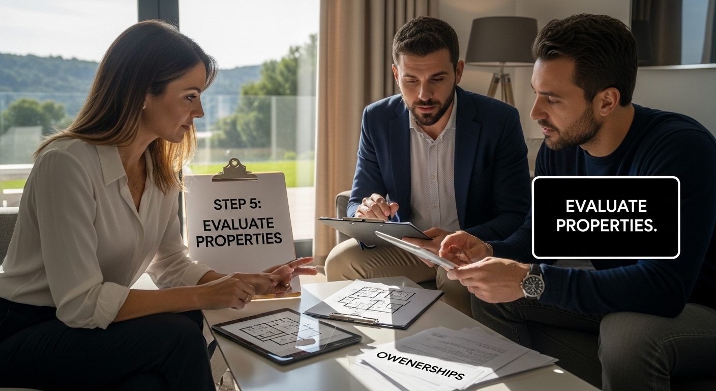 Mallorca evaluate property steps