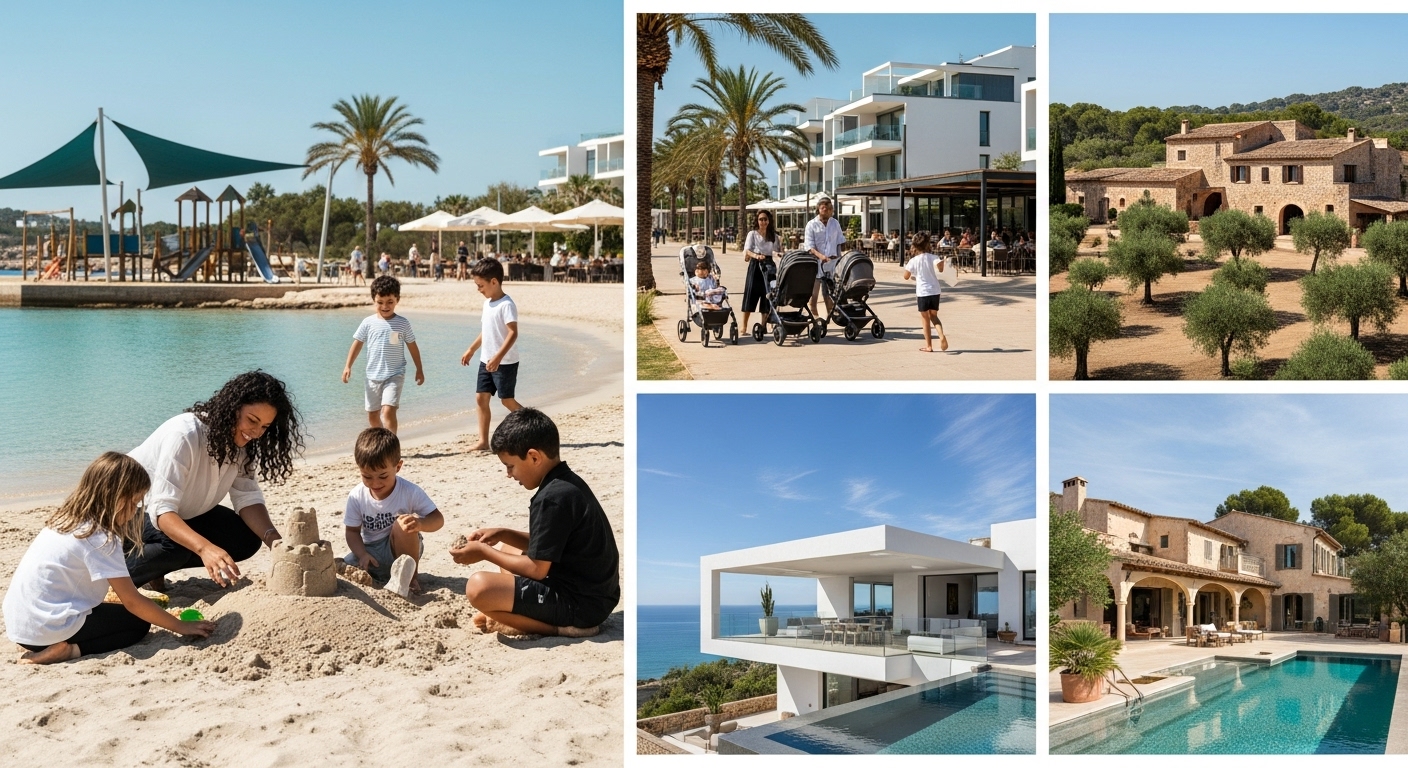 family amenities Mallorca, kids beach, family resort