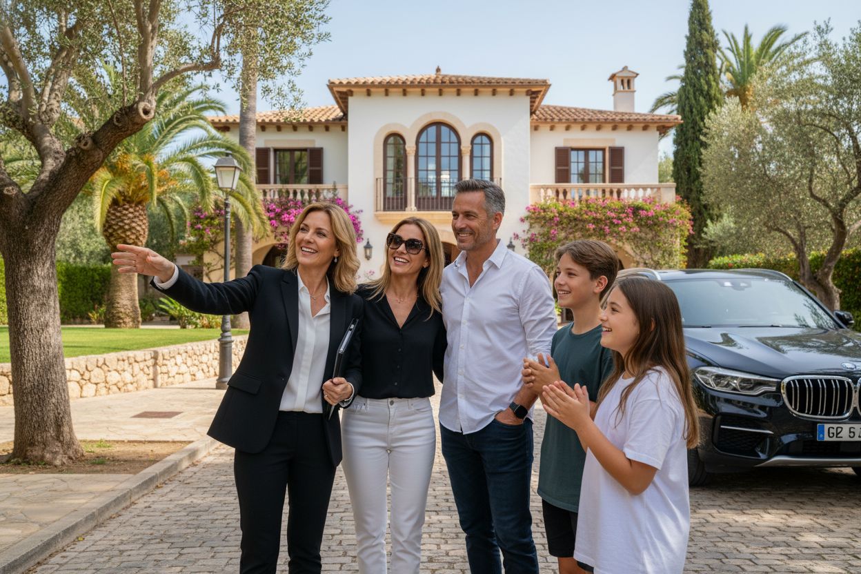 Mallorca real estate agent family villa