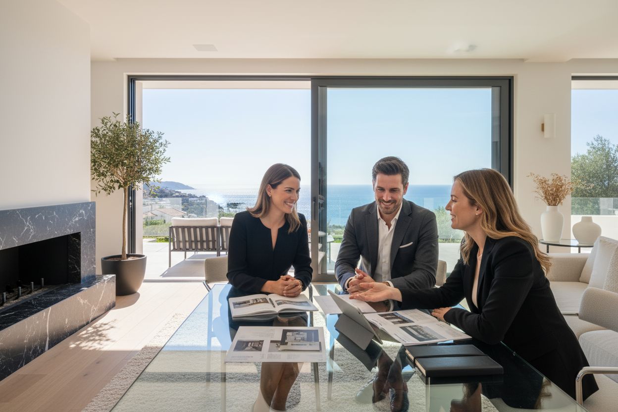 independent real estate agent luxury home
