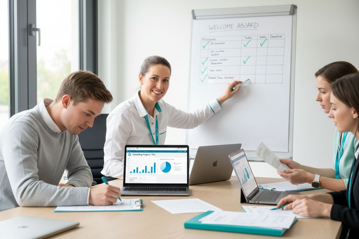 mitarbeiter einarbeitung plan feedback