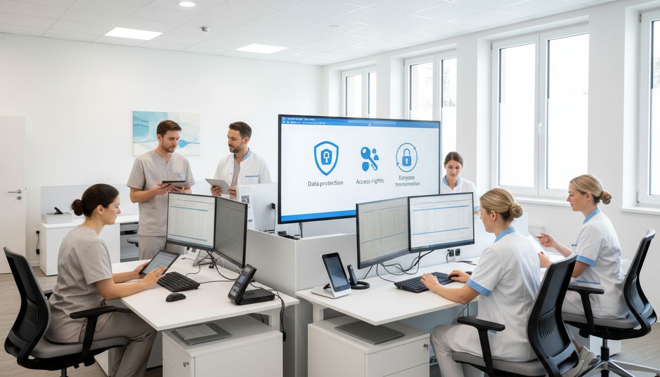 medizinisches Team Digitalisierung