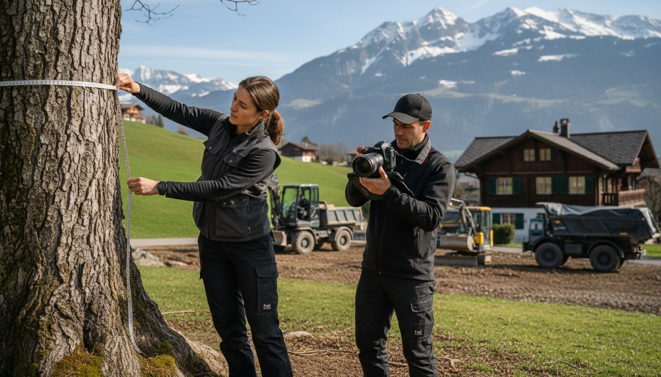 Baumfällung Dokumentation Schweiz
