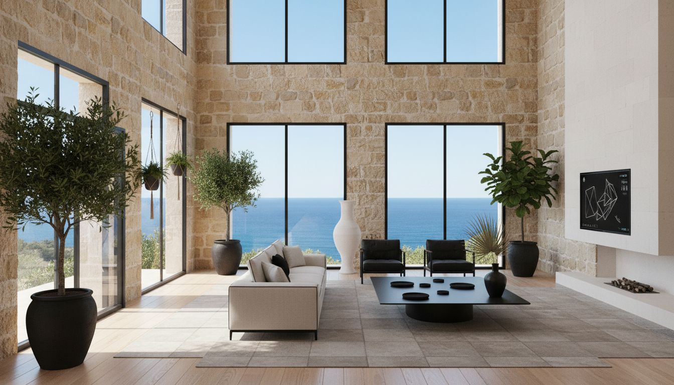 Mallorca modern finca interior