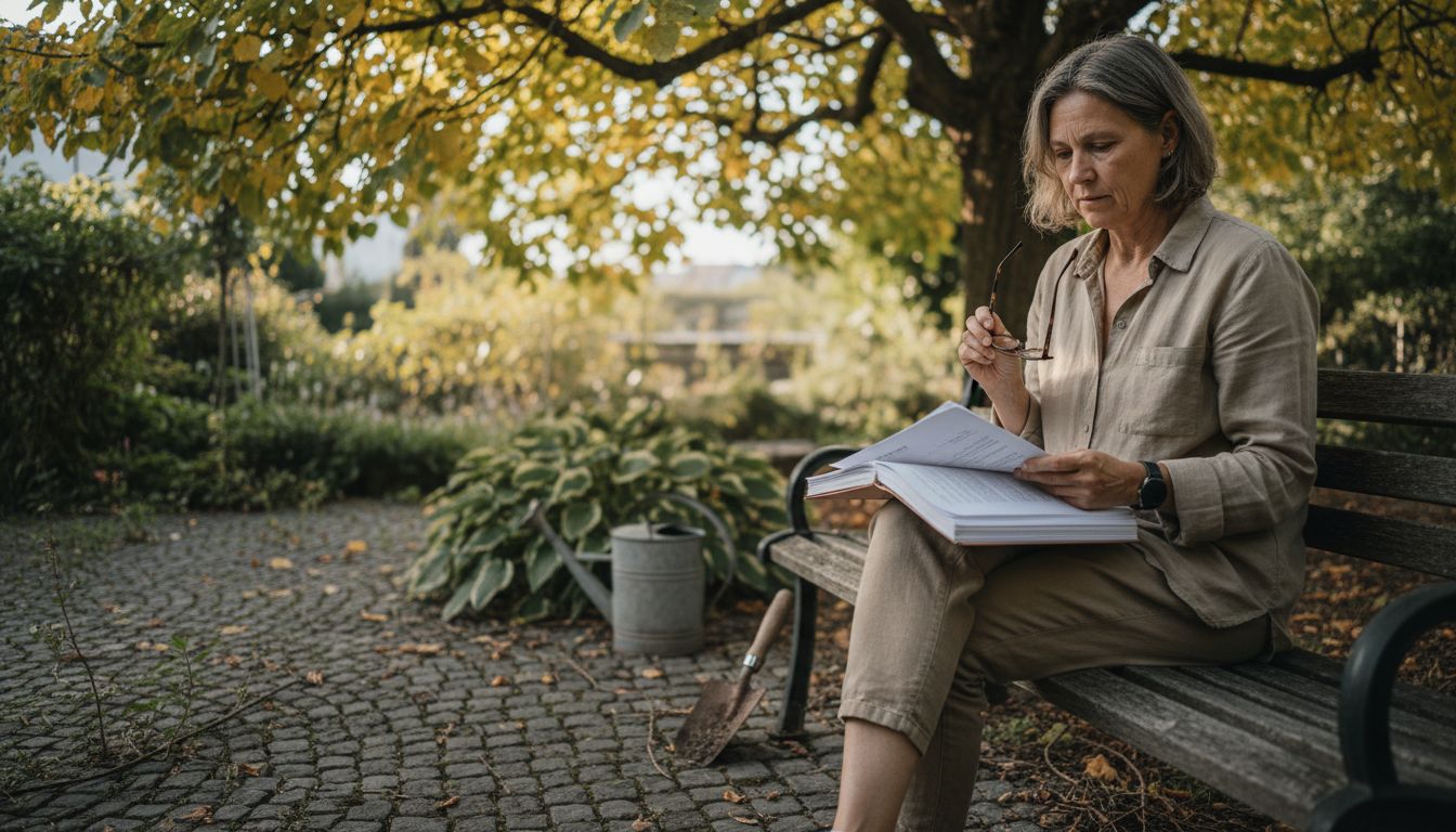 Owner reviewing tree legal documents Zürich