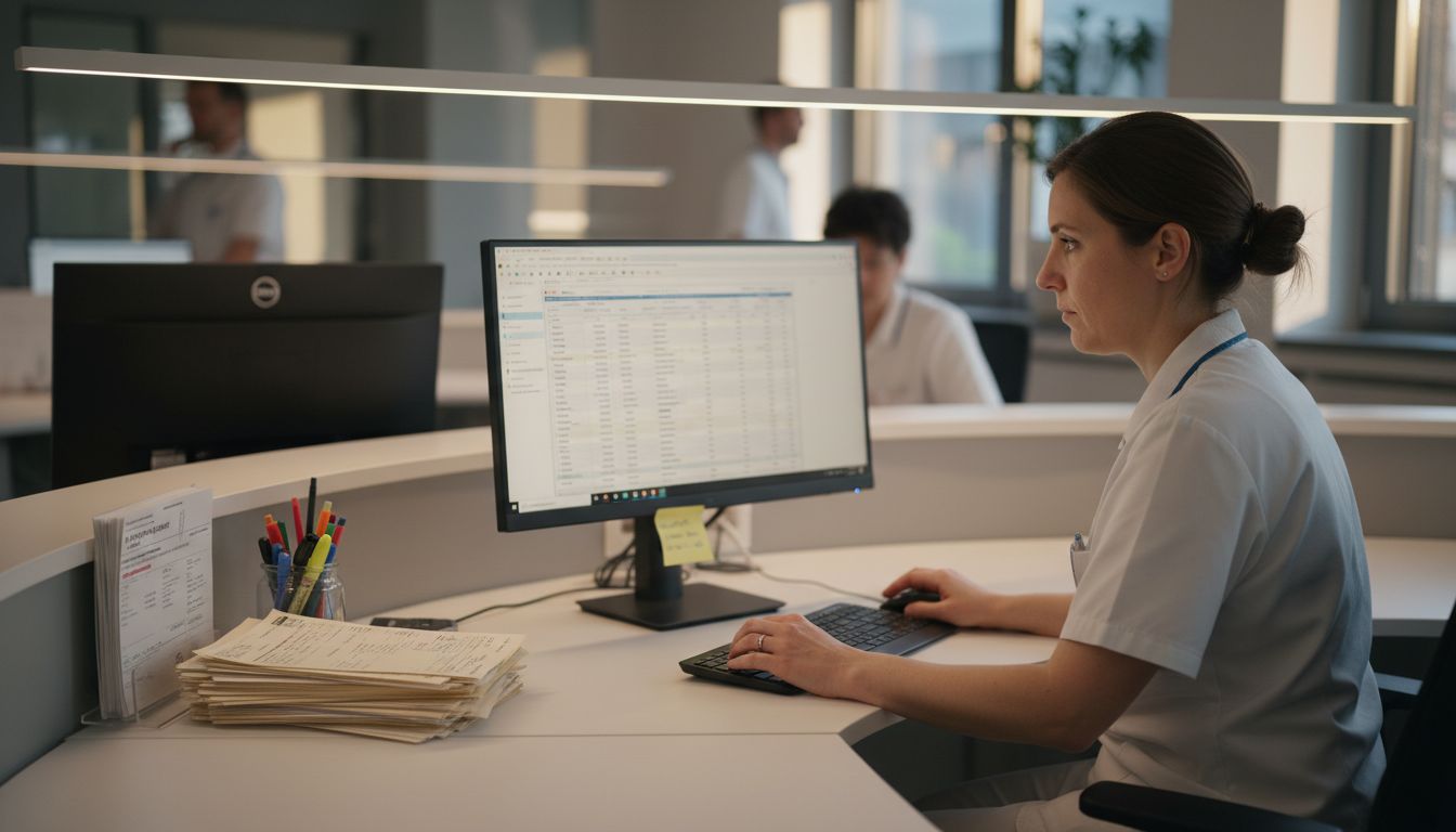 Medical assistant using digital billing software