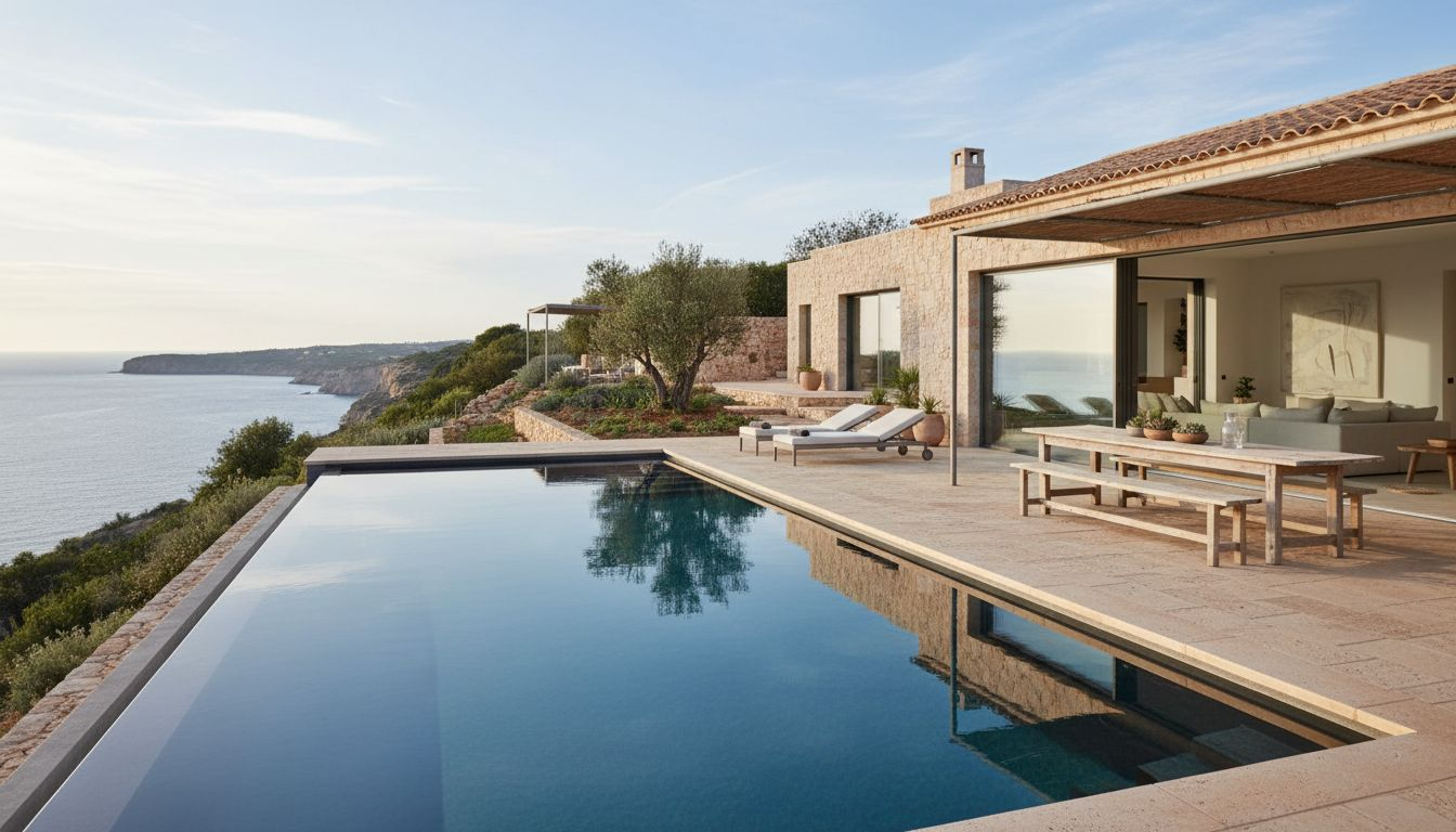 Lawyer reviewing villa purchase documents Mallorca