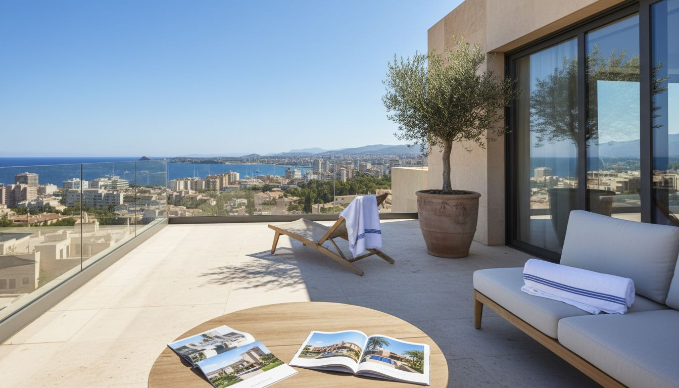 Couple viewing Mallorca real estate options