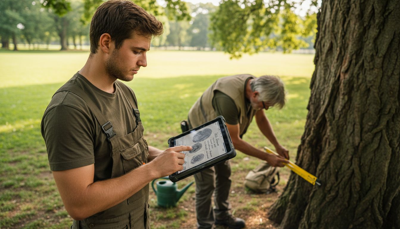 Moderne Baumverwaltung: Digitale Erfassung aller Bauminformationen im Park