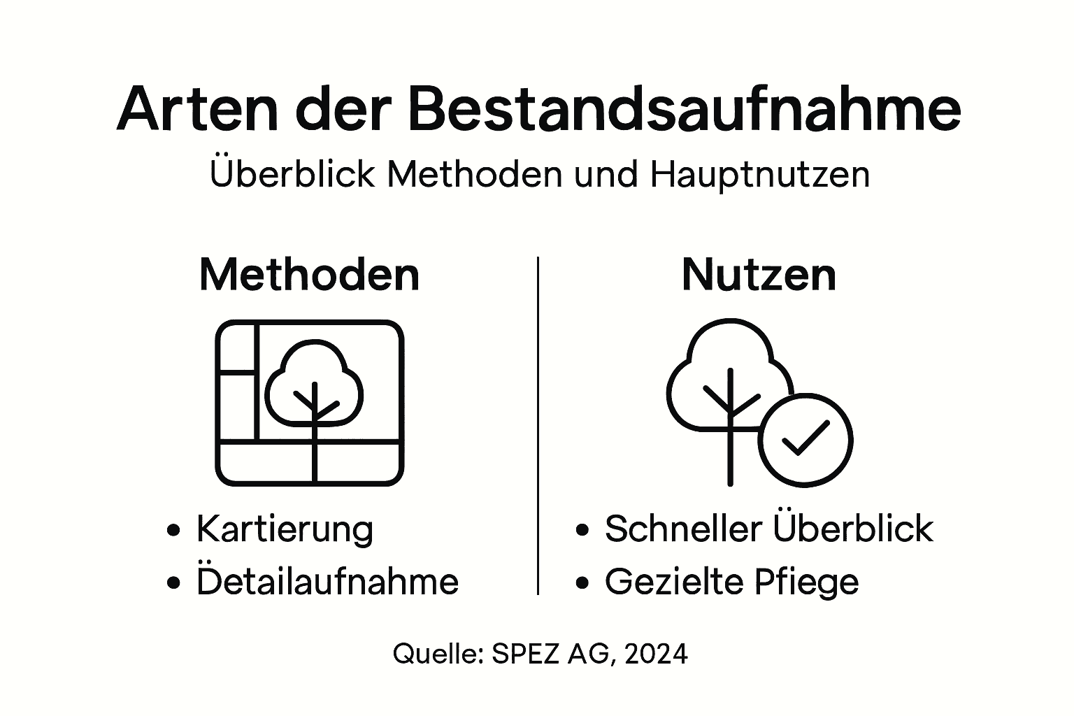 Übersicht: Methoden der Baumkartierung und ihre Vorteile auf einen Blick