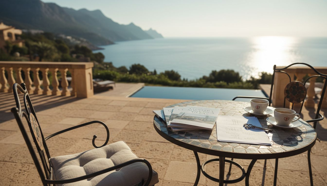 Couple planning property move in Mallorca