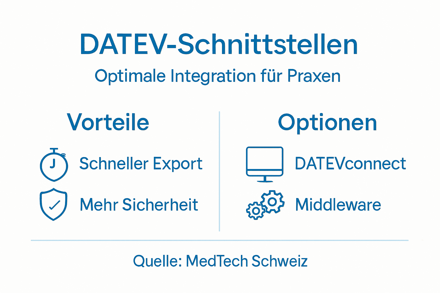 Übersicht der Schnittstellen für die Zeiterfassung mit DATEV – alle Möglichkeiten auf einen Blick