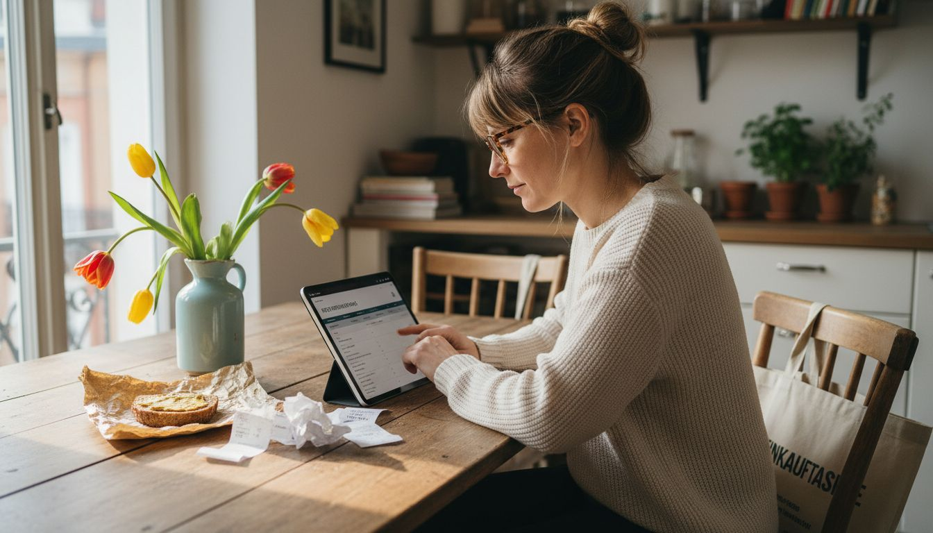 Ein Immobilieneigentümer verschafft sich einen Überblick über digitale Tools für Mieter.