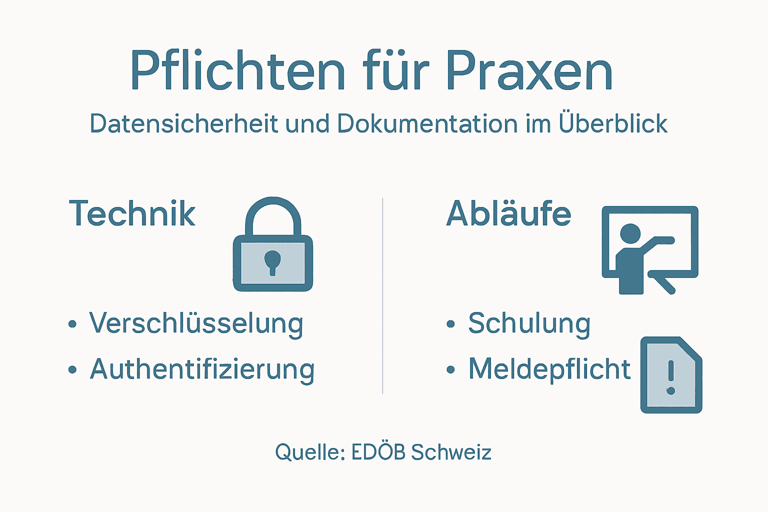 Kurze Übersicht: Datenschutzpflichten in Arztpraxen – das sollten Sie wissen